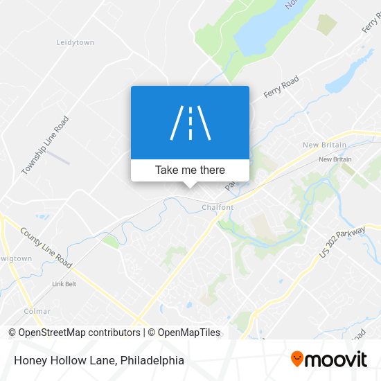 Mapa de Honey Hollow Lane