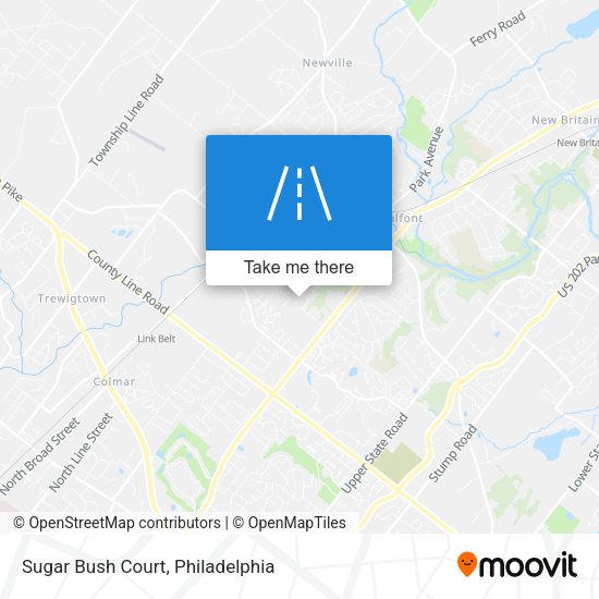 Sugar Bush Court map