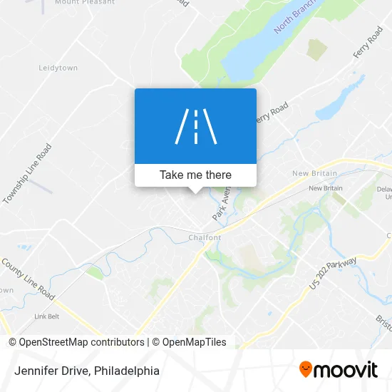 Jennifer Drive map