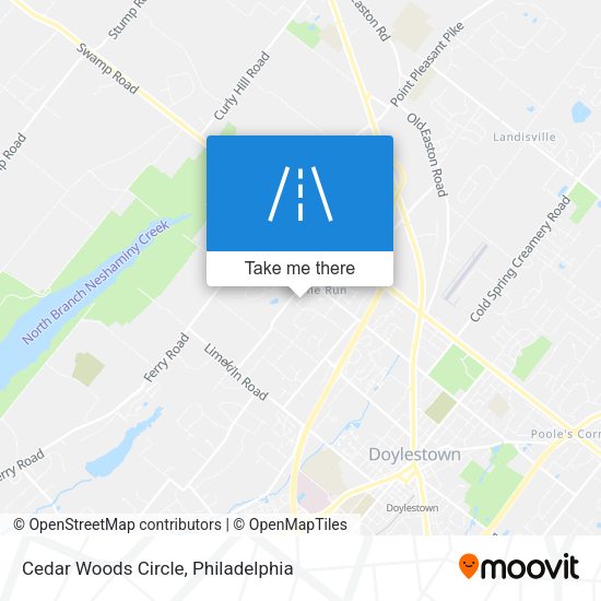 Mapa de Cedar Woods Circle