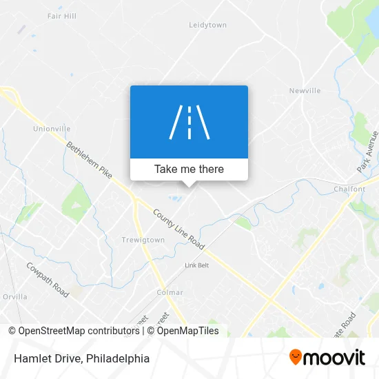 Hamlet Drive map