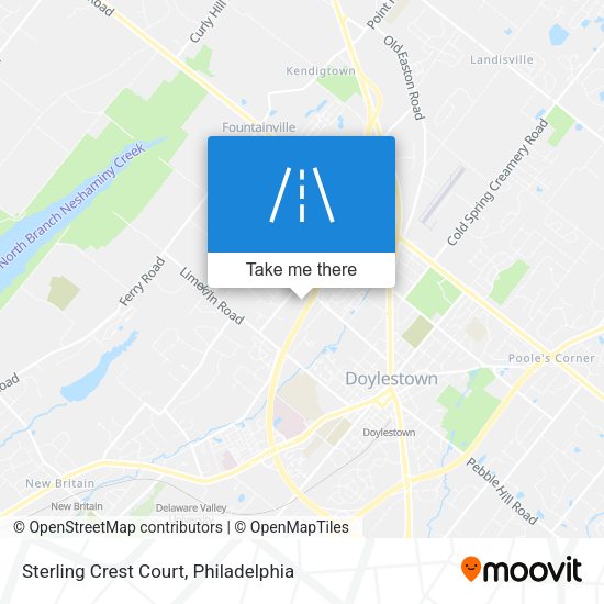 Sterling Crest Court map