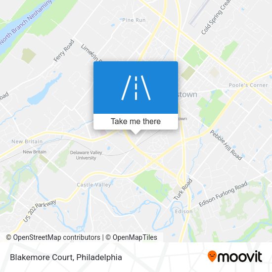 Mapa de Blakemore Court