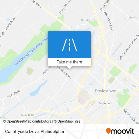 Countryside Drive map