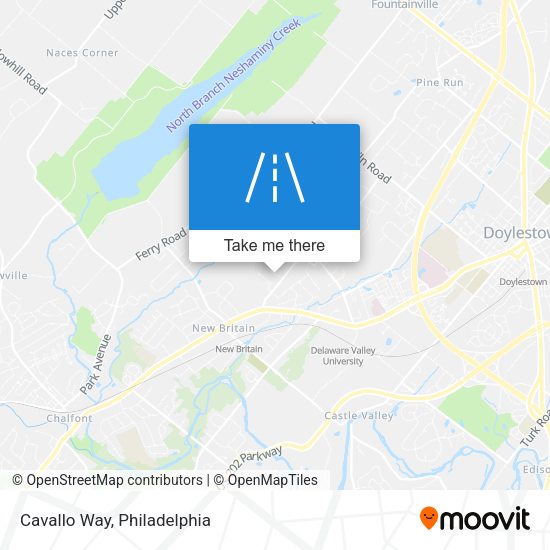 Mapa de Cavallo Way