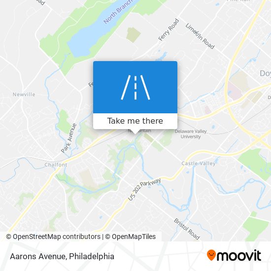 Aarons Avenue map