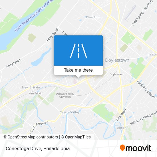 Mapa de Conestoga Drive