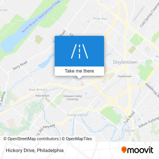 Mapa de Hickory Drive