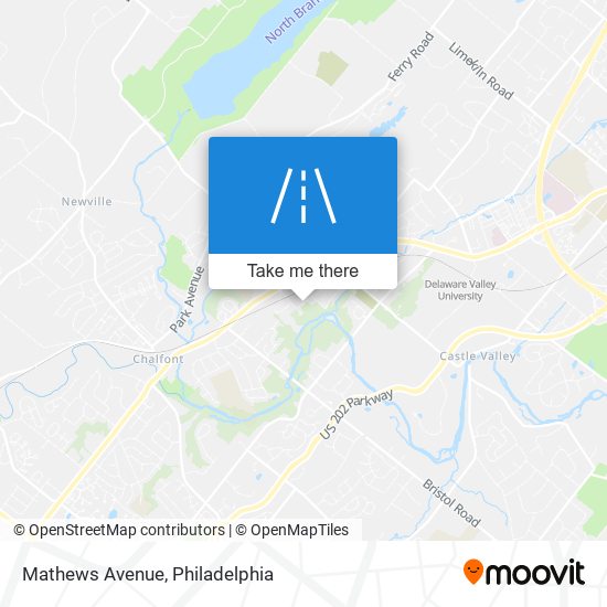 Mathews Avenue map