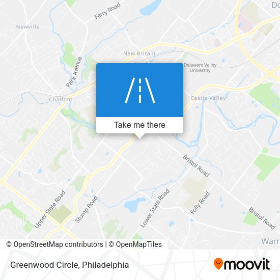 Greenwood Circle map