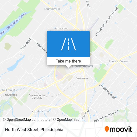 North West Street map