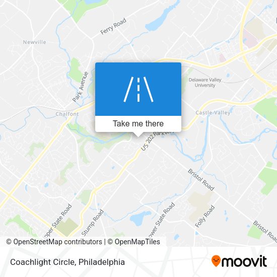 Coachlight Circle map