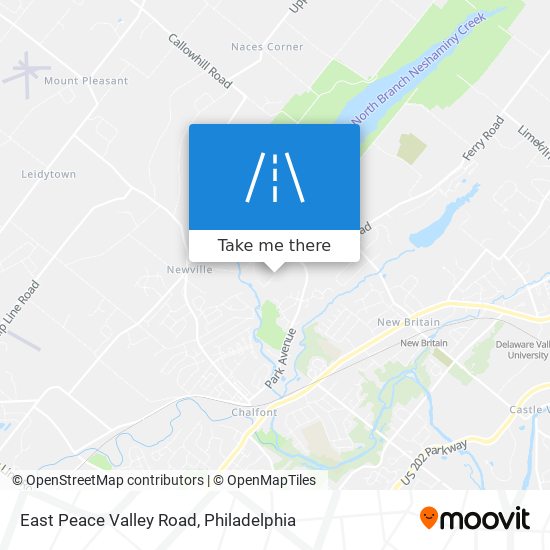 East Peace Valley Road map