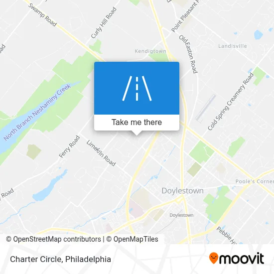 Charter Circle map