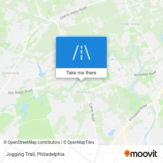 Jogging Trail map