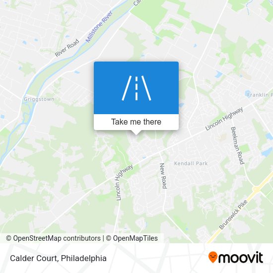 Mapa de Calder Court
