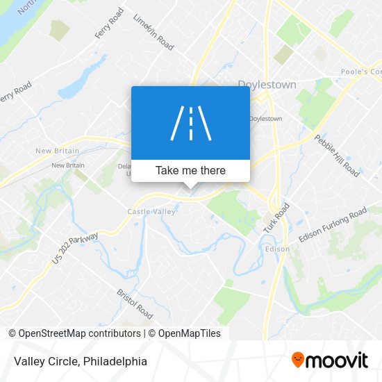 Valley Circle map