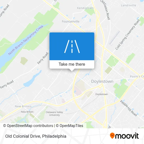 Old Colonial Drive map