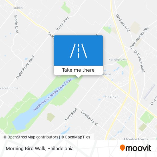Morning Bird Walk map