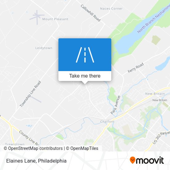Mapa de Elaines Lane
