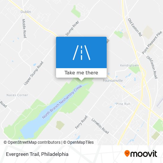 Mapa de Evergreen Trail