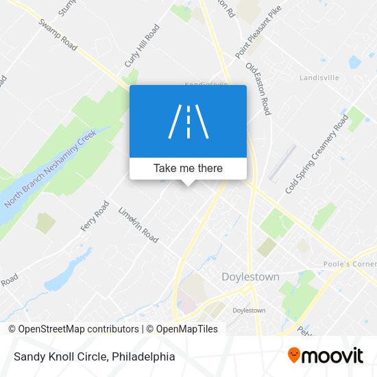 Sandy Knoll Circle map