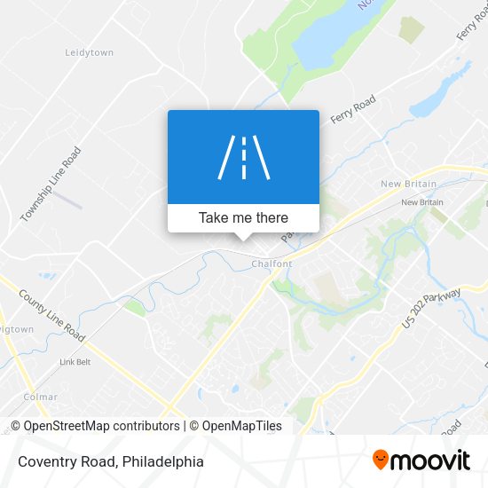 Mapa de Coventry Road