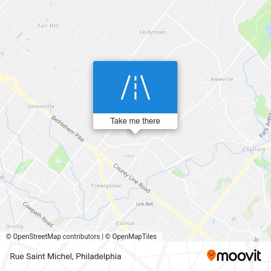 Rue Saint Michel map