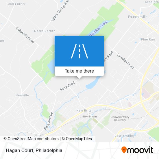 Mapa de Hagan Court