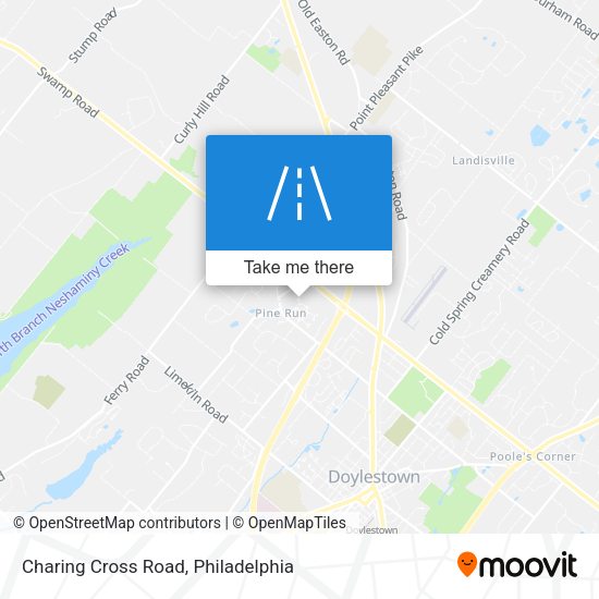 Mapa de Charing Cross Road