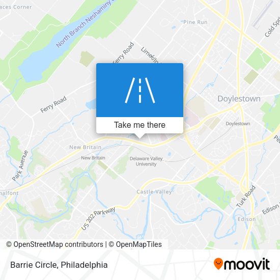 Barrie Circle map