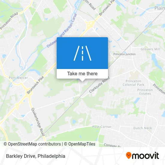 Barkley Drive map