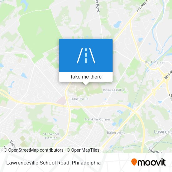 Mapa de Lawrenceville School Road