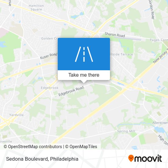 Mapa de Sedona Boulevard