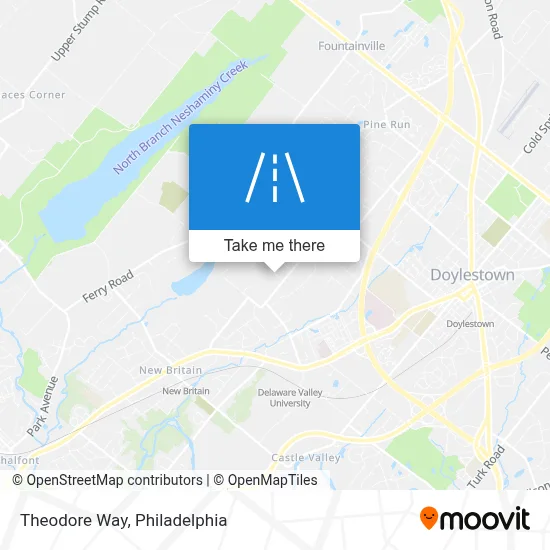 Theodore Way map