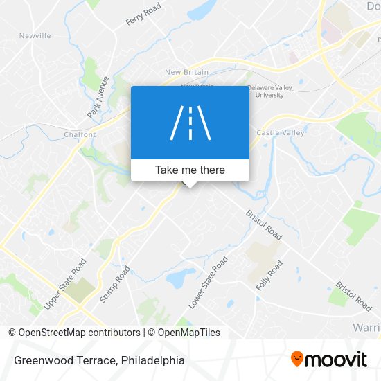 Greenwood Terrace map