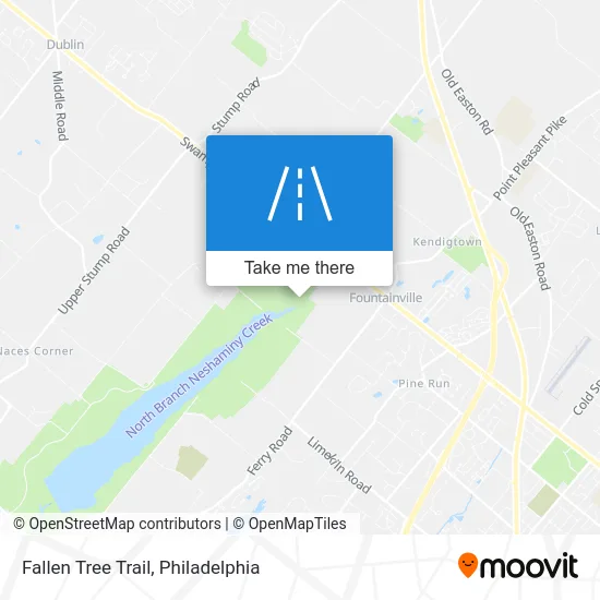 Fallen Tree Trail map