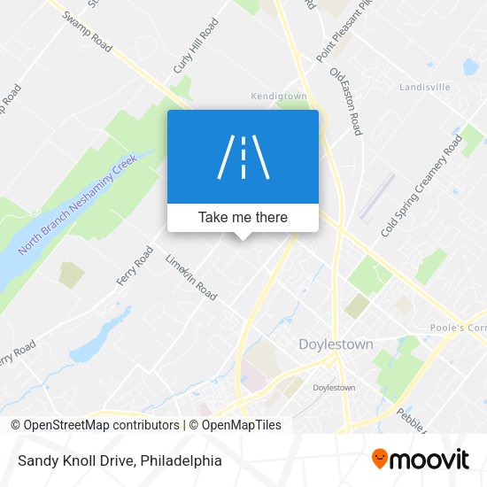 Sandy Knoll Drive map