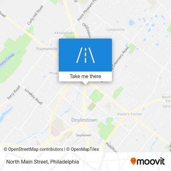 Mapa de North Main Street