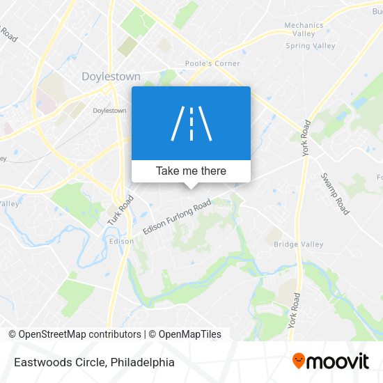Eastwoods Circle map