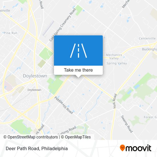 Deer Path Road map