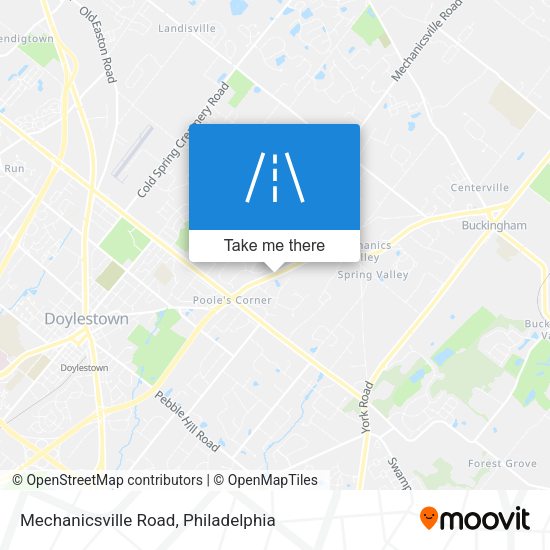 Mechanicsville Road map