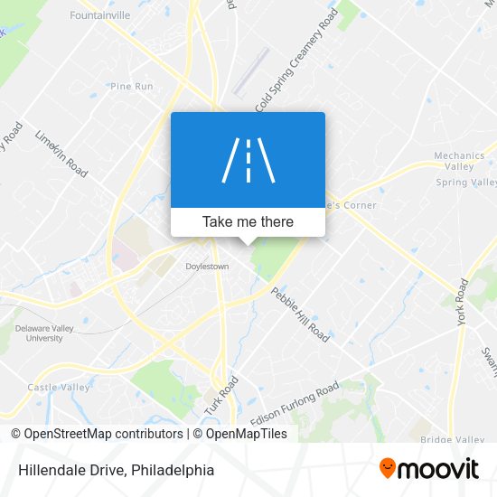 Mapa de Hillendale Drive