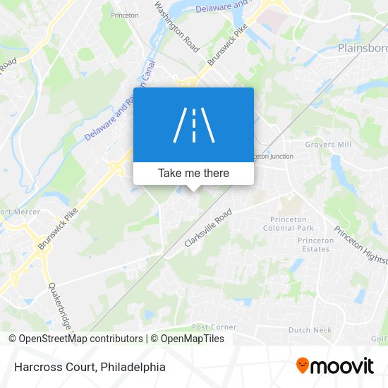 Mapa de Harcross Court