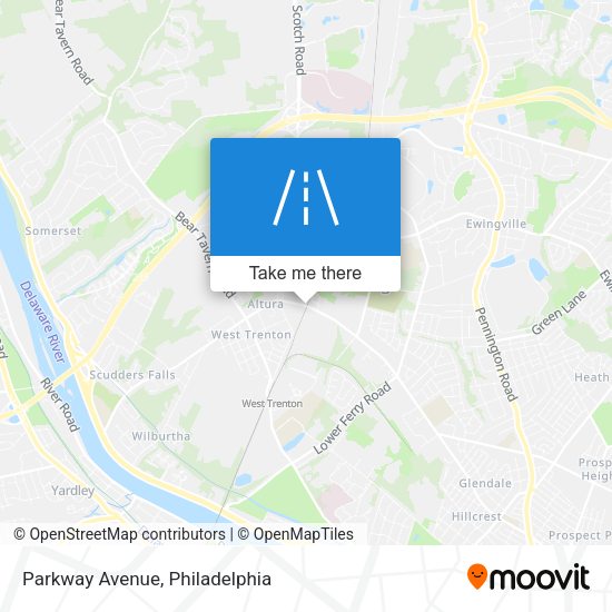 Parkway Avenue map