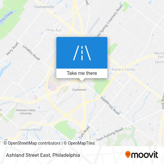 Ashland Street East map