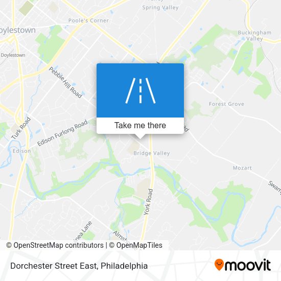 Mapa de Dorchester Street East