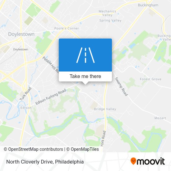 Mapa de North Cloverly Drive