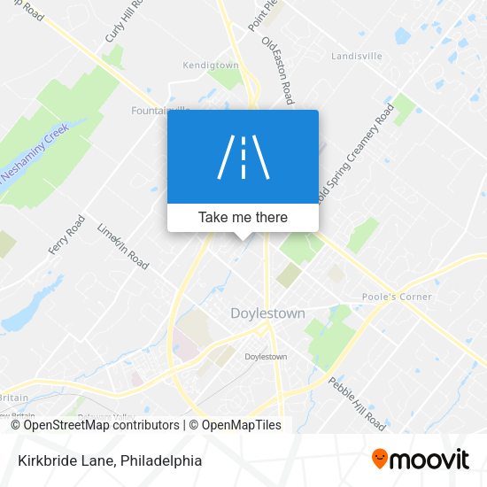 Kirkbride Lane map