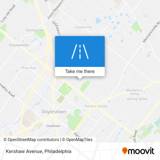 Mapa de Kershaw Avenue